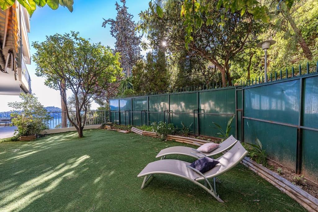 Villefranche Sur Mer:Appartement-Villa, Vue Mer, Jardin, Parking. Εξωτερικό φωτογραφία