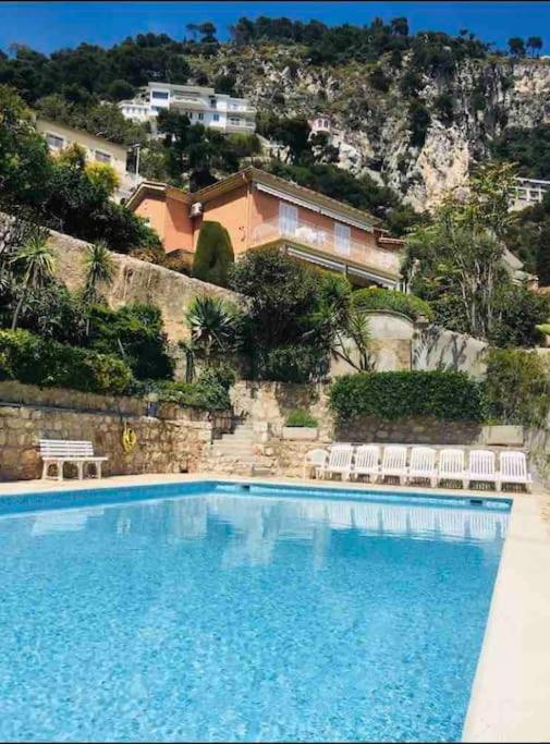 Villefranche Sur Mer:Appartement-Villa, Vue Mer, Jardin, Parking. Εξωτερικό φωτογραφία
