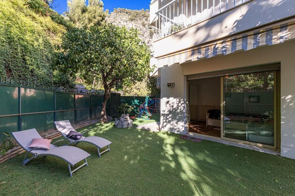 Villefranche Sur Mer:Appartement-Villa, Vue Mer, Jardin, Parking. Εξωτερικό φωτογραφία