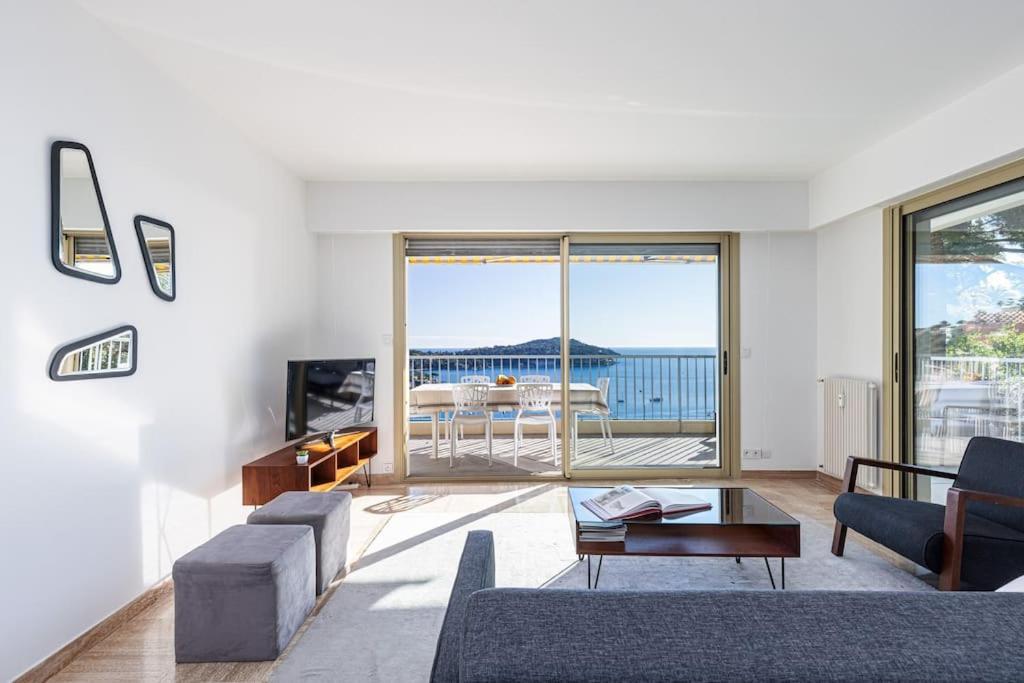 Villefranche Sur Mer:Appartement-Villa, Vue Mer, Jardin, Parking. Εξωτερικό φωτογραφία